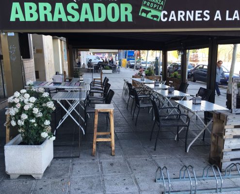 Terraza restaurante Abrasador Toledo