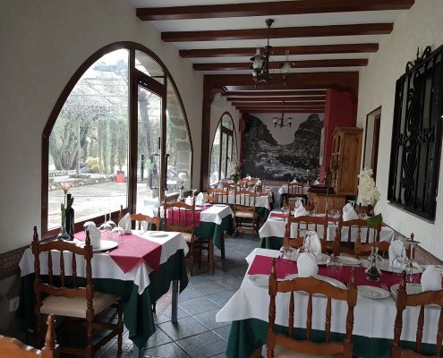 Comedor de uno de los salones de restaurante Abrasador Las Lomas