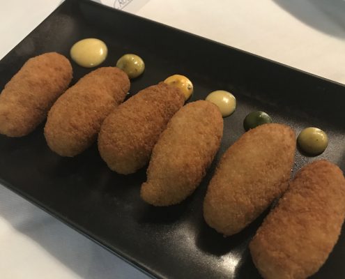 Croquetas jamón ibérico Abrasador