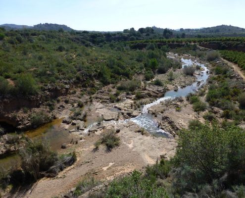 Vía verde de ojos negros en Alto Palencia, Castellón