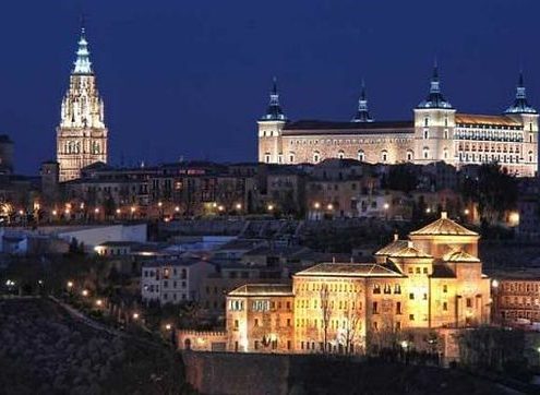 La noche de Toledo y sus vistas