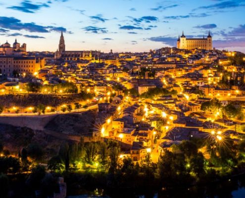 Toledo se transforma por la noche