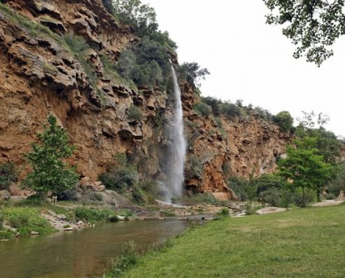 foto del paisaje del Salto de la novia en Navajas