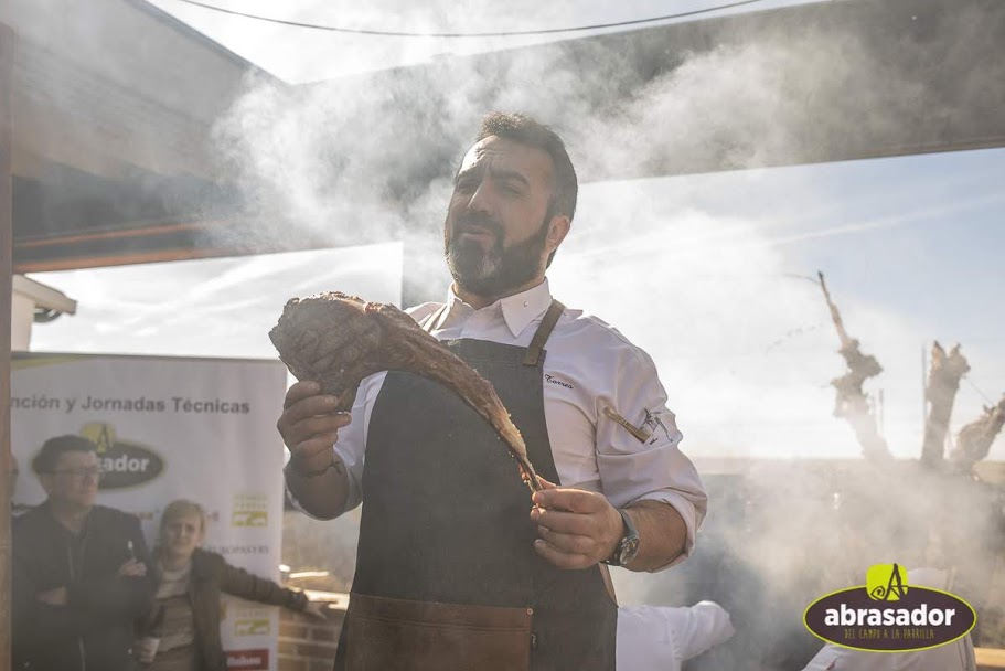 Pieza de carne Abrasador a la brasa