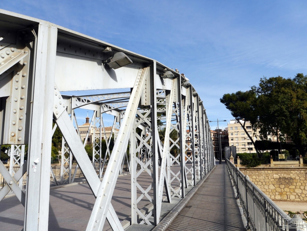 Puente de Hierro fue el segundo puente construido en Murcia