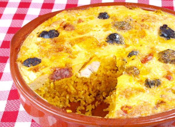 Arroz con costra