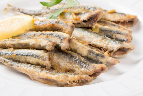 Boquerones fritos