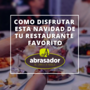 Como disfrutar de tu restaurante esta navidad