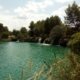 Una de las zoñas de baño habilitadas en las Lagunas de Ruidera