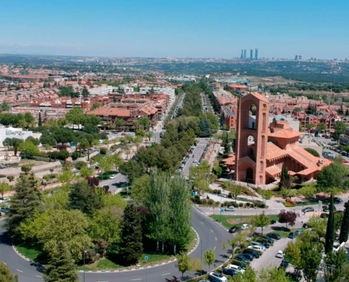 Avenida de Europa en Pozuelo