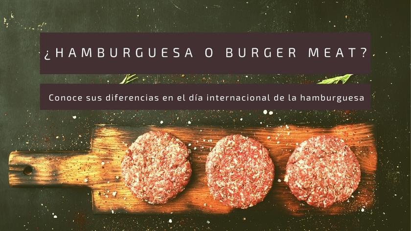 Hamburguesa o burger meat