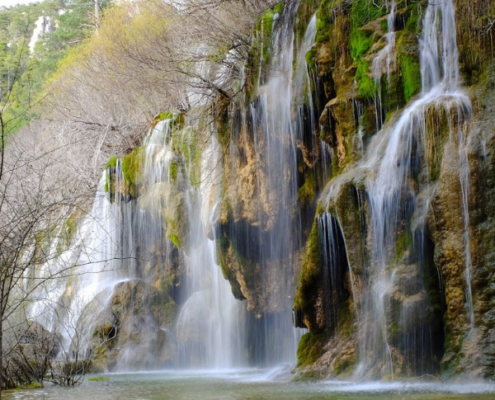 Nacimiento rio cuervo en Cuenca