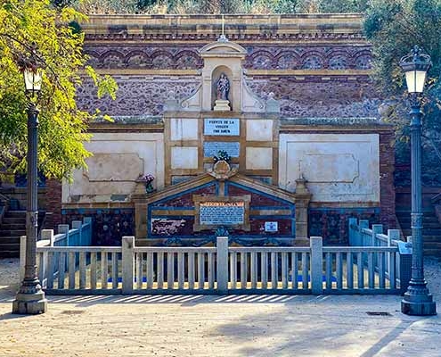 Fuente santa del santuario de la Fuensanta