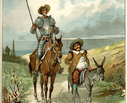 Don Quijote de la Mancha y Sancho Panza