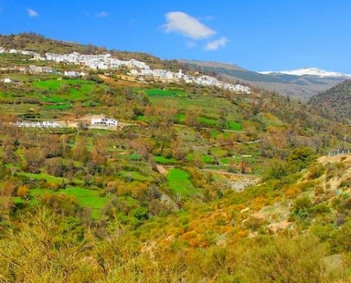 El pueblo de Bérchules, ideal para visitar en otoño