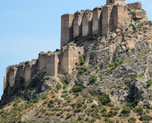 Vista castillo de Monteagudo