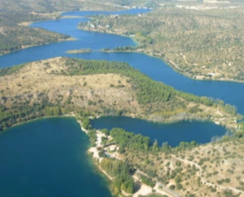 Lagunas de Ruidera desde el aire