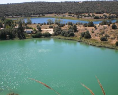 Laguna San Pedro y Tinaja desde la Quebrada del Toro