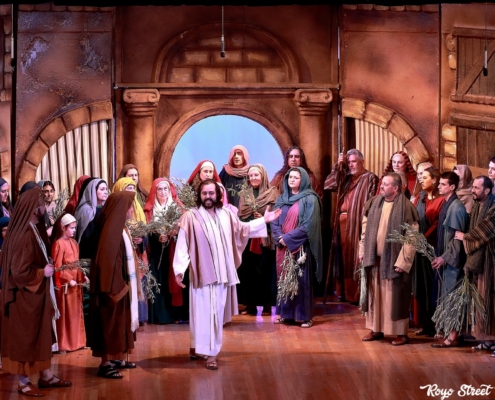 Escena entrada de Jesús en Jerusalén 