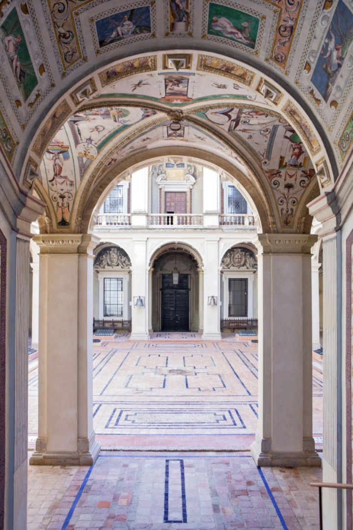 Interior del palacio de don Álvaro de Bazán, primer marqués de Santa Cruz (hoy sede del archivo de la Marina), en Viso del Marqués.ALAMY STOCK PHOTO