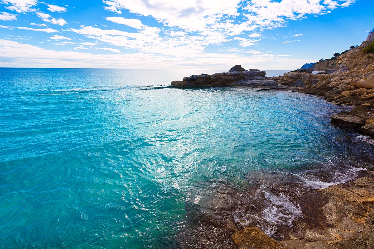 Cala L'Andragó, en Moraira