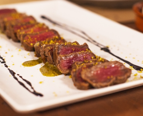 tataki de ternera añoja abrasador