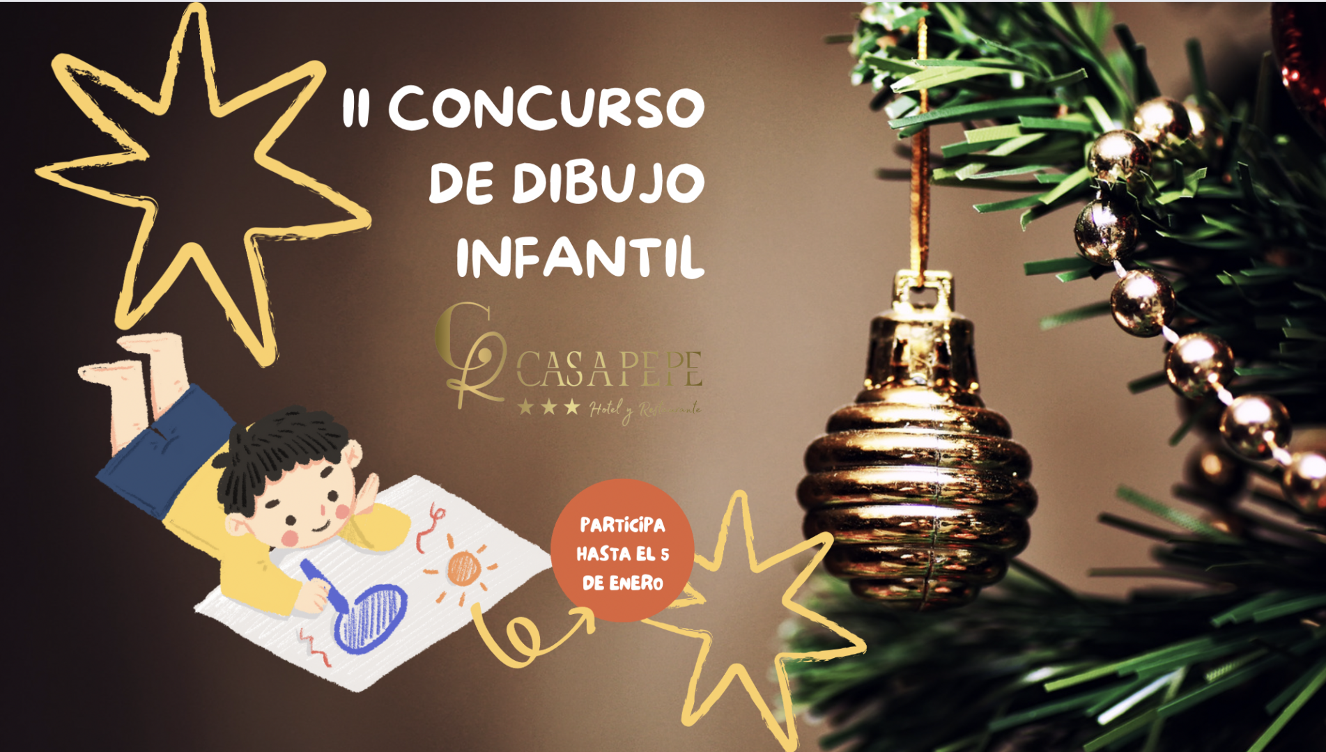 II Concurso dibujo infantil Casa pepe