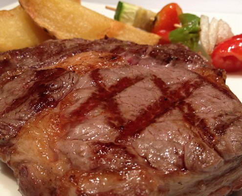 Centro chuletón a la brasa de Casa Benito en Alcalá de Henares