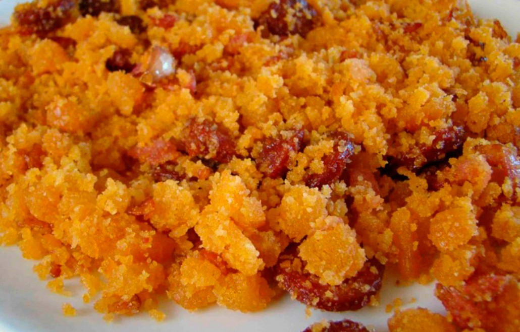 Plato de migas rondeñas