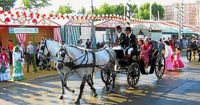 feria con caballos