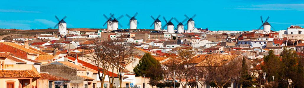 Panorámica Campo de Criptana Abrasador